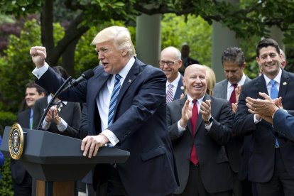 Imatge d’arxiu del president dels EUA, Donald Trump, al Rose Garden de la Casa Blanca.