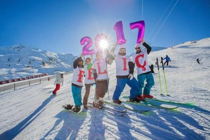 Esquiadors de Boí Taüll aquest Cap d’Any.