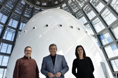 Jordi Serra del Pino, Josep Puigbó y Anna Bonet, el equipo.