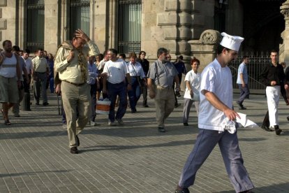 Falsa alarma en el WTC de Barcelona 