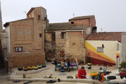 Imagen de la nueva plaza temática en la calle Doctor Barraquer.