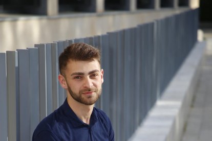 Adam Najjari, ayer en la facultad de Medicina de la UdL.