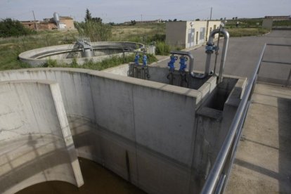 La depuradora de Alguaire que entró en servicio hace un año y gestionada por la ACA.