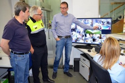 Les càmeres es controlen des de les instal·lacions de la policia local.