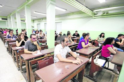 Imatge d'arxiu d'oposicions per a professors de secundària.