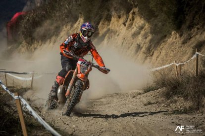 Jaume Betriu no tuvo una buena primera jornada en el Enduro de Valdecaballeros.