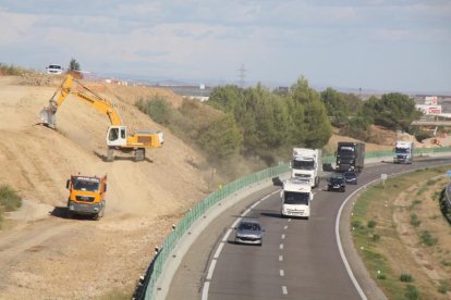 Mor una persona en una accident a l'autovia A-2 a Alcarràs