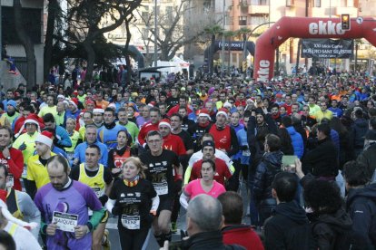 Salida de una edición reciente de la Sant Silvestre de Lleida.