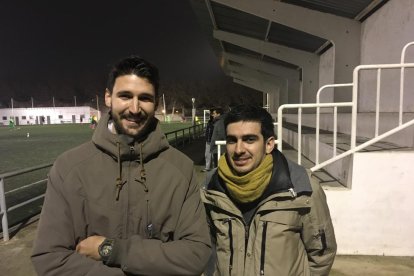 Sergi Talavera y Xavi Mallol, los dos futbolistas leridanos preseleccionados por la Española.