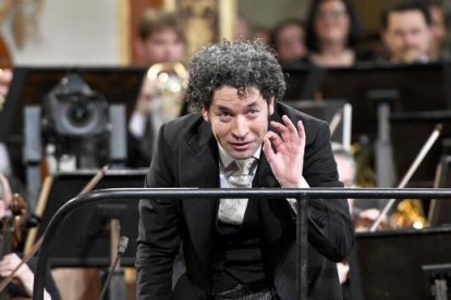 Dudamel amb la ‘Marxa Radetzky’.