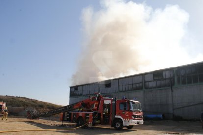 Incendi en una deshidratadora d'Alcarràs