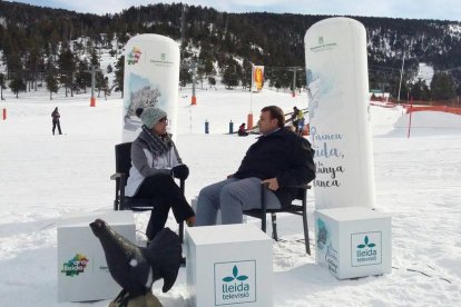 Mariví Chacón entrevista Gerard Sabarich, alcalde de Rialp.