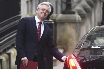 El ministro británico para el ‘Brexit’, David Davis.