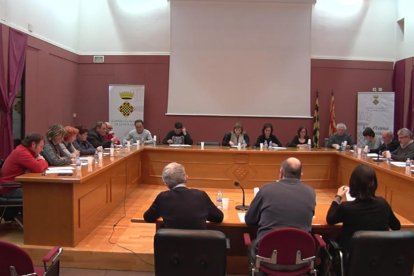 Imatge del ple del consell de la Noguera d'aquest dijous.