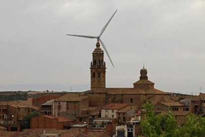 Los molinos que interfieren en la señal de TDT en la población.