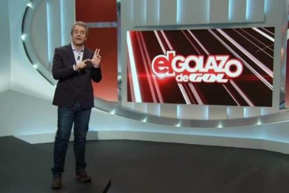 Lama en el estreno de su programa.