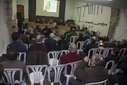 Un momento de las jornadas agrícolas de Preixana.