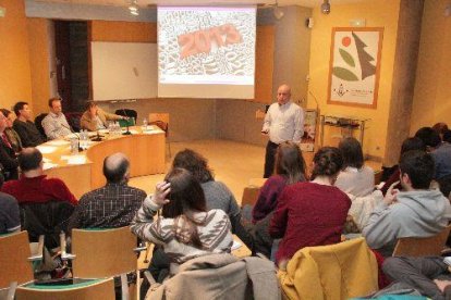 Un momento de la jornada de ayer del master de Agrónomos.