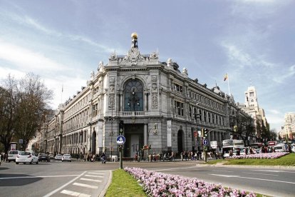 Imatge de la seu central del Banc d’Espanya a Madrid, institució dirigida per Luis María Linde.