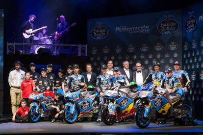 L’estructura completa del Team Estrella Galicia 0,0, que competirà en les tres cilindrades del Mundial, així com al Campionat d’Espanya de velocitat.