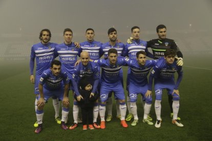 Onze inicial amb què el Lleida es va enfrontar dissabte al Badalona.