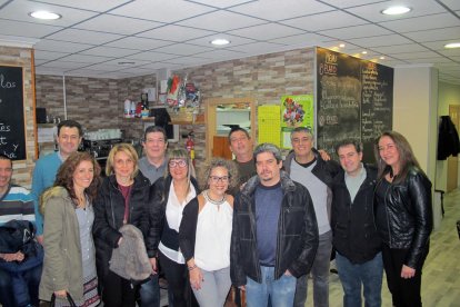 L'última trobada del grup, amb motiu de les festes Nadalenques.