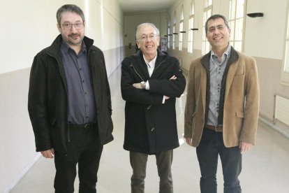 Tres dels investigadors de l’institut Indest.