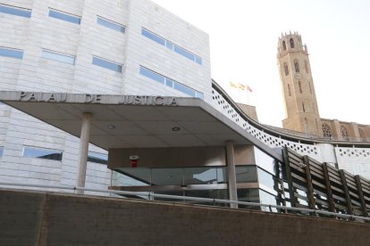 Fachada del Palacio de la Justicia de Lleida.