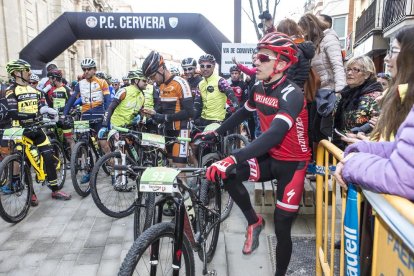 La Hivernal de Cervera va batre el rècord de participants amb 650 ciclistes a la sortida.