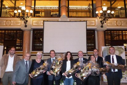 La presentació ahir de la Fira de l’Oli a Barcelona.