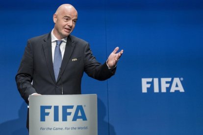 Gianni Infantino, presidente de la FIFA.