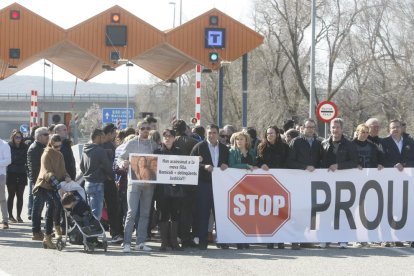 La movilización por la N-240 ha enfrentado a PDeCAT y ERC.