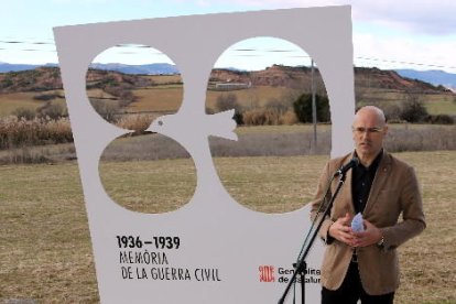 Romeva, el pasado viernes en el Pallars.