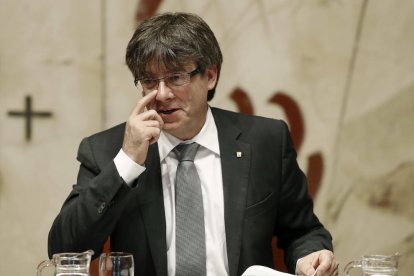 Imagen de archivo del president de la Generalitat, Carles Puigdemont.