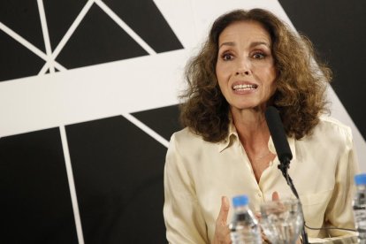 L’actriu Ana Belén, ahir a l’Acadèmia del Cine a Madrid.