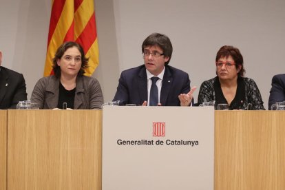 La presentació del conveni contra la pobresa energètica.