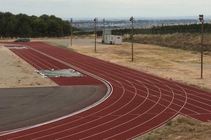 Imatge, ahir, de la pista d’atletisme, estrenada l’any passat.