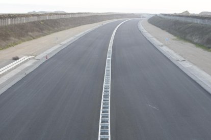 Un tramo de la autovía A-14 entre Lleida y Rosselló.