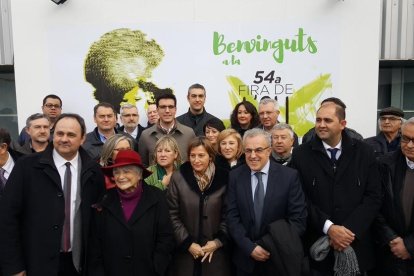 Carme Forcadell, aquest divendres a Les Borges Blanques.