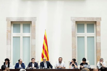 L'acte de presentació de la Llei de Referèndum