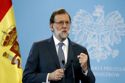 El presidente del Gobierno, Mariano Rajoy