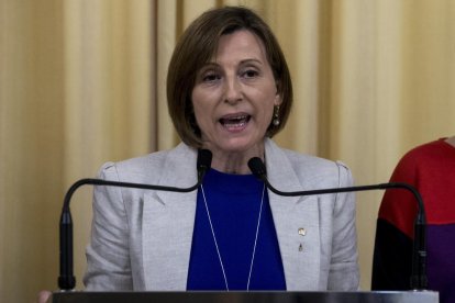 La presidenta del Parlament, Carme Forcadell.