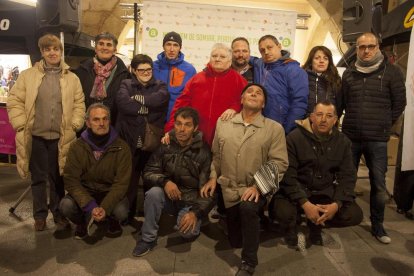 Raül Arenas fue recibido ayer en su ciudad natal, Tàrrega. 