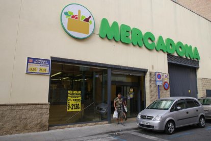 Uno de los supermerados que ya aplica un horario adaptado a la nueva normativa comercial.