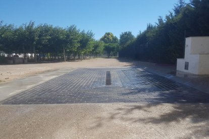 Instal·lacions de l’àrea d’autocaravanes de Gimenells.