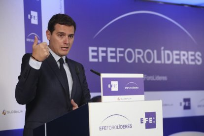 Albert Rivera en la seua intervenció a EFEForoLíderes.