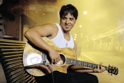 El cantant porto-riqueny Luis Fonsi, el 6 d’agost, a Salou.