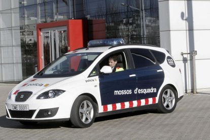 Un vehicle dels Mossos d'Esquadra