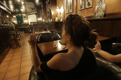 El club Tricoma de Ponent, en el local de un antiguo pub en el Segon Passeig de Ronda de Lleida.