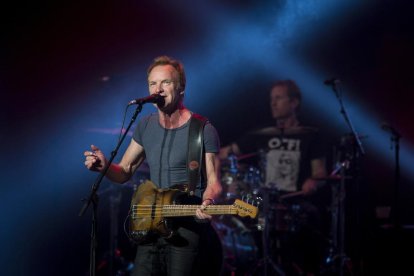 Sting, la noche del miércoles en el Teatro Real de Madrid.